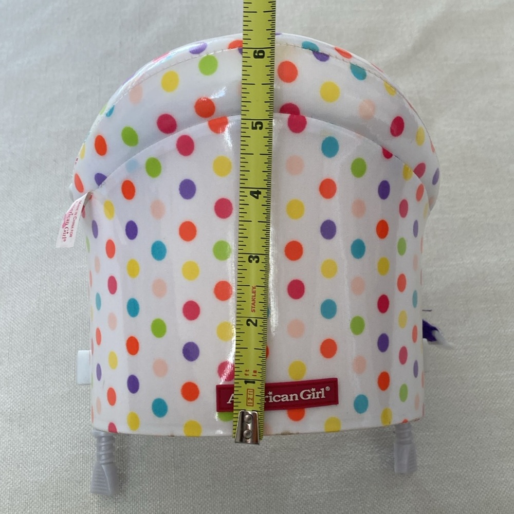 AMERICAN GIRL | Doll Treat Seat - Polka Dot Doll Clip-on Booster Seat - Picture 16 of 16